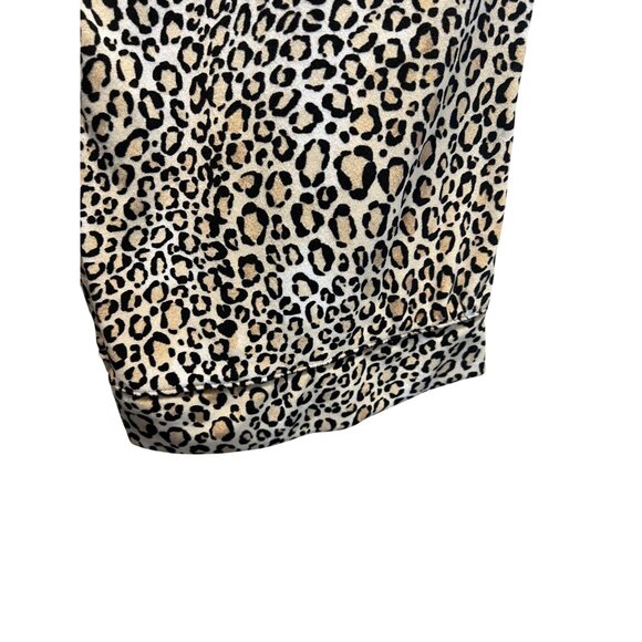 Joyspun Womens Leopard Print Long Sleeve Lounge Top 2X 18W-20W bottoms 3X - Picture 7 of 7